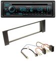 Kenwood Bluetooth DAB CD MP3 USB Autoradio für Audi A4 (B6, 00-04) - ISO