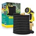 Premium Gartenschlauch Flexibler Dehnbarer Wasserschlauch 15-45m Flexischlauch 