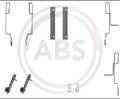 Original A.B.S. Zubehörsatz Scheibenbremsbelag 1188Q für Alpine Citroën Peugeot