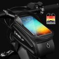 Fahrradtasche Wasserdicht Rahmentasche Oberrohrtasche bis 7,0 Zoll  Handyhalter