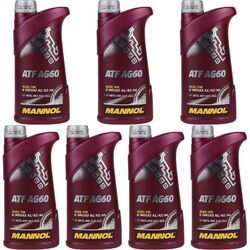 7x1 Liter Original MANNOL Automatikgetriebeöl ATF AG60 Getriebe Öll Gear Oil