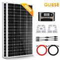 100W 200W 400W Wohnmobil Solarmodul Set Solarpanel 12V Mit Montage PV Halterung