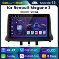 6+128G Autoradio Android13 Navi Carplay RDS 8Kern für Renault Megane III 2008-14