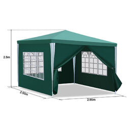 Pavillon Partyzelt Pavillion Gartenpavillon Gartenzelt Fest UV-Schutz 3x3m/3x6m