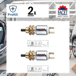 2x ORIGINAL® Facet 7.1014 Bremslichtschalter passend für Mercedes-Benz T1