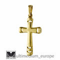 333er 8kt Gelbgold Kreuz Anhänger 8ct gold cross pendant