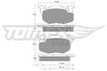 TOMEX Brakes Bremsbelagsatz, Scheibenbremse TX 10-341 für CITROËN PEUGEOT