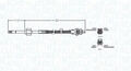 Abgastemperatursensor 172000155010 MAGNETI MARELLI für MERCEDES-BENZ C-KLASSE