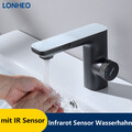 Wasserhahn Infrarot Bad IR Sensor Automatik Waschtisch Waschbecken Badarmatur 