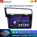 2+64G Android13 Für Golf VII 7 2013-2017 Autoradio Navigation GPS CarPlay DAB BT