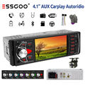 Autoradio 1 DIN Mit 4 Zoll IPS Bldschirm Bluetooth FM USB AUX-IN TF MP3 +Kamera