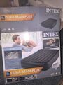 INTEX Luftbett mit Pumpe Gästebett Luftmatratze selbstaufblasend 203x152x42cm