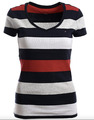 Tommy Hilfiger Damen T-Shirt, Baumwolle T Original Neu mit Etikett, Gr. XXS