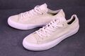 Converse All Star Chuck Taylor II OX Damen Sneaker Gr. 39 creme kitt Leder BC132