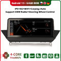 10.25"CarPlay Android 11 Autoradio Navi für BMW X1 E84 IPS WiFi 4G DAB+DVR TPMS