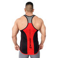 Set Herren Bodybuilding Fitnessstudio Stringer Weste Sport Training Tank Top Rennfahrer Rücken