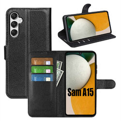 Hülle für Samsung Galaxy A15 Handy Tasche Handyhülle Flip Cover Wallet Case