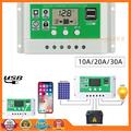 Solar Laderegler 10A/20A/30A/100A PWM Solar Panel Controller Regulator Mit USB