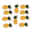 20X Ananas Anhänger Frucht Obst Charms Armband Halsketten DIY Schmuck Gold le