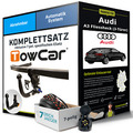 Für AUDI A3 Fliessheck Typ 8P Anhängerkupplung abnehmbar +eSatz 7pol 08-12 Kit