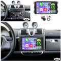 6G+128GB Android 13 Carplay Autoradio Für Smart Fortwo 2005-2010 GPS Navi + Kam