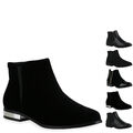 Damen Klassische Chelsea Boots Stiefeletten Blockabsatz Schuhe 902078 New Look