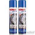 2x 400ml SONAX XTREME REIFENGLANZSPRAY REIFENPFLEGE REIFENGLANZ WET LOOK