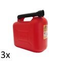 3x Benzinkanister 10 Liter UN Benzin- & Diesel-Kanister Kraftstoffkanister 10L