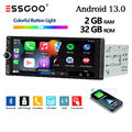 Autoradio Carplay 6.86" 1 DIN Android 13 32G Mit GPS Navi RDS Bluetooth USB WIFI