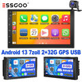 32G Android 13 Autoradio 2 DIN Carplay 7 Zoll GPS NAVI Bluetooth WiFi RDS Kamera