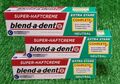 (112,06€/kg) 3x Blend-a-dent Super Haftcreme NEUTRAL extra stark 47g Versand 0€