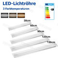 LED Feuchtraumleuchte 30/60/90/120/150cm Röhre Wannenleuchte Keller Garage Lampe