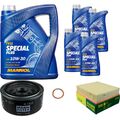 MANN-FILTER Inspektionspaket MANNOL 9 L 10W-30 Special Plus für VW LT 28-46 II