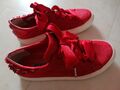 Paul Green Damen Sneakers rot Leder - Gr. 5