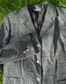 ital. Blazer Gr. 40-42-44 anthrazit/silber, chic, hochwertig, kaum getragen