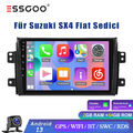 Kam Für Suzuki SX4 Fiat Sedici Android13 Autoradio GPS 64G CarPlay Android Auto