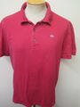 Original Vintage Lacoste Herren rot Poloshirt Gr. L 42" Euro 52