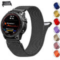 Milanese Quick Fit Armband Für Garmin Fenix 6 6X Pro Solar 5 5X Plus 7/7X 3 HR