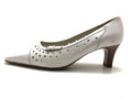 Jenny by ara Damen Halbschuh Pumps Absatzschuh High Heels Weiß Gr. 38 (UK 5)