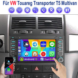 7" Für Touareg Multivan Transporter T5 Android13 Autoradio GPS Navi RDS WIFI RDS