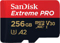 SANDISK Extreme PRO® UHS-I, Micro-SDXC Speicherkarte, 256 GB, 200 MB/s