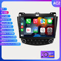 Android 12 Autoradio Carplay GPS Navi RDS IPS WiFi BT Für Honda Accord 7 2003-07