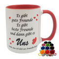 Tasse Danke Freundin Kaffeetasse Becher Geschenk Freundschaft Beste Freunde Mug