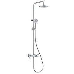 KLUDI LOGO Einhebelmischer Dual Shower System mit Wanneneinlauf chrom, 6808305-0