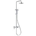 KLUDI LOGO Einhebelmischer Dual Shower System mit Wanneneinlauf chrom, 6808305-0