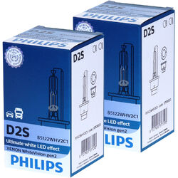 PHILIPS D2S 85122WHV2 WhiteVision gen2 Xenon Scheinwerfer Lampe Original NEW BG