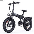 2000W Faltbares Elektrofahrrad 48V23Ah Fat Tire Mountainbike 20" Offroad E-bike