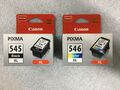 2er Set original Canon Tinten PG-545XL Black / CL-546XL OVP Color Farbe Rechnung