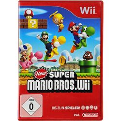 New Super Mario Bros.Wii Nintendo Wii Spiel Spiele OVP Komplett Zustand SEHR GUT