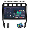 9" 4+64G Android 13 Autoradio CarPlay GPS DAB+ Für Porsche Cayenne 9PA 2002-2010